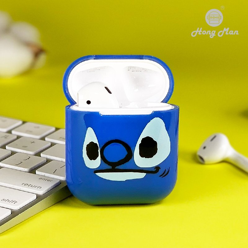【Hong Man】Disney Stitch! The Movie airpods case - Gadgets - Plastic Blue