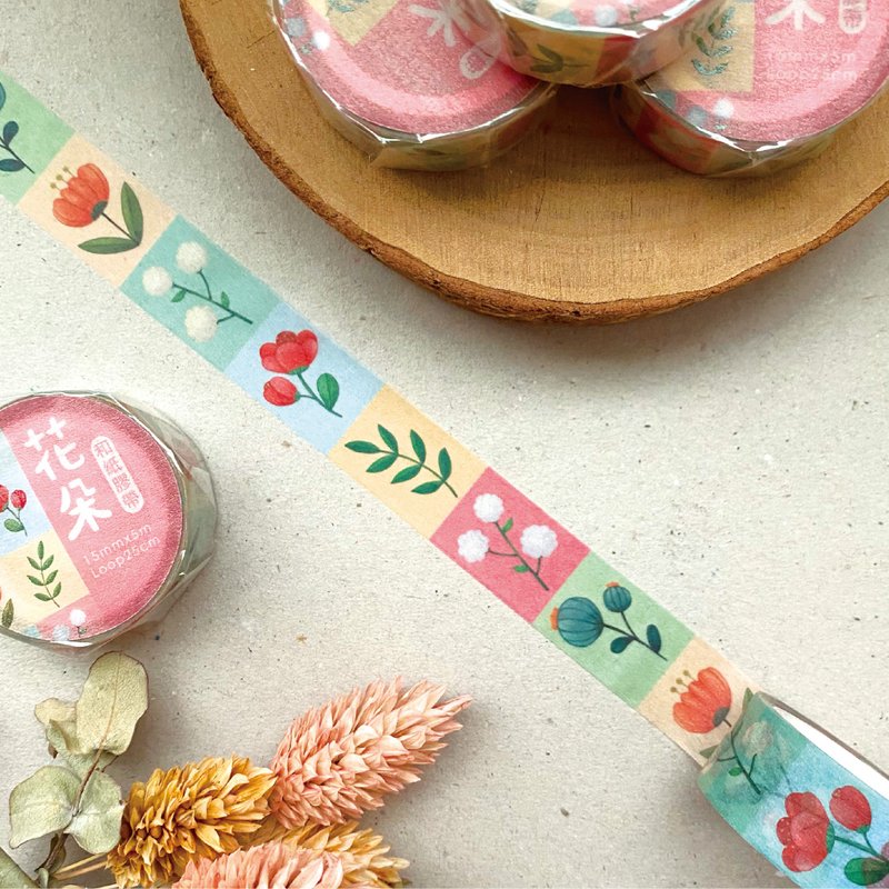 Daily Little Thing | Flower Masking Tape (5m) - มาสกิ้งเทป - กระดาษ 