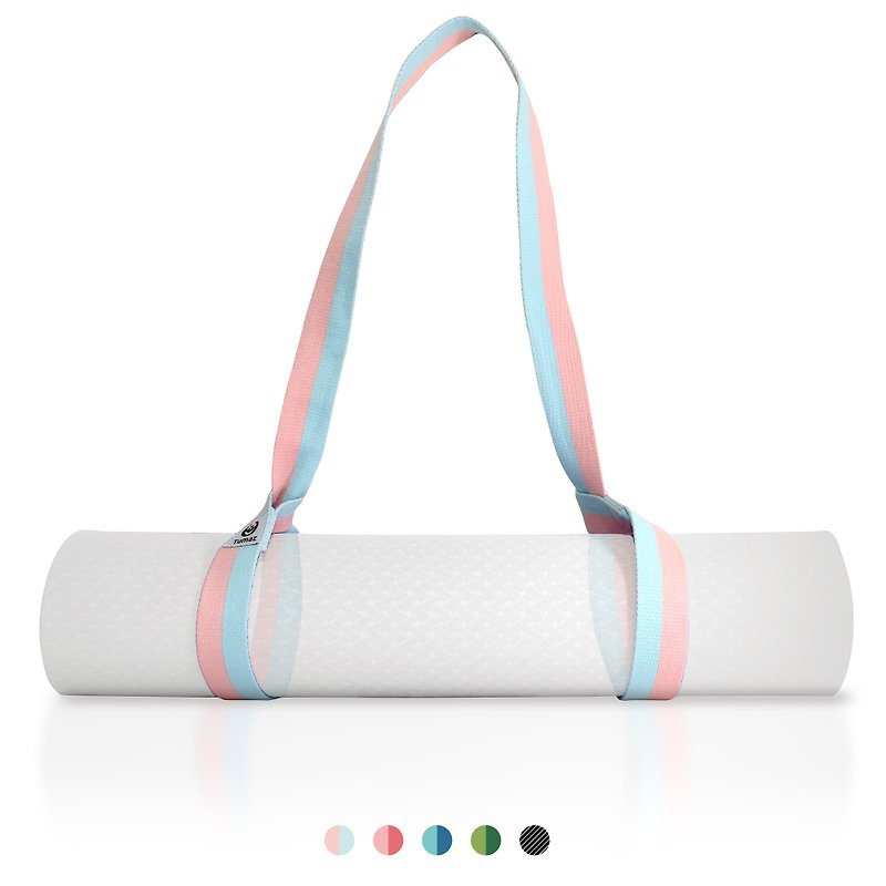 2-in-1 Yoga Strap | Mat Carrying Strap | Stretching Strap - อุปกรณ์ฟิตเนส - ผ้าฝ้าย/ผ้าลินิน สีส้ม
