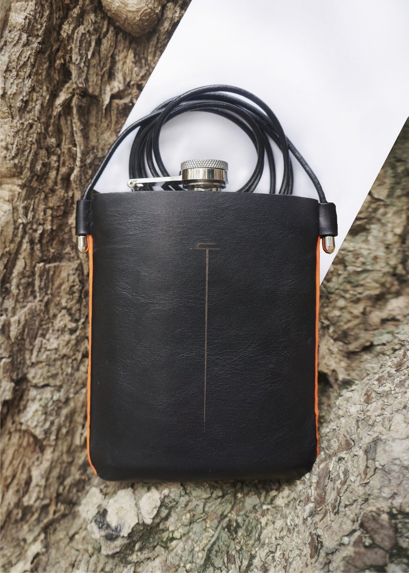 20AW 牛皮酒壺袋組合 - 其他 - 真皮 黑色