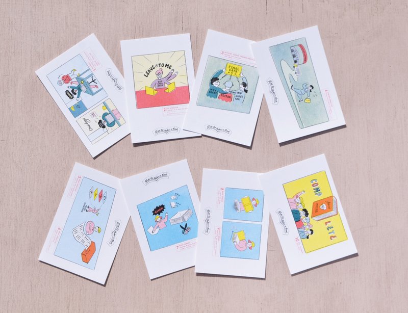 LIVRO FOFO ポストカード8枚セット - 卡片/明信片 - 紙 白色