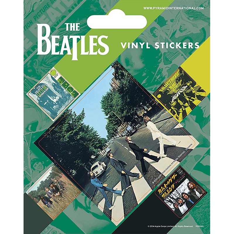 【The Beatles】Abbey Road combination sticker set / The Beatles /Abbey Road - Stickers - Paper Green