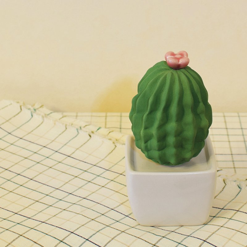 Melona cactus ceramic diffuser - 擺飾/家飾品 - 陶 綠色