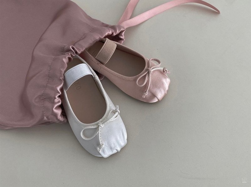 NK913(Ballerina) baby&kids Shoes (pink, white) - รองเท้าเด็ก - วัสดุอื่นๆ หลากหลายสี