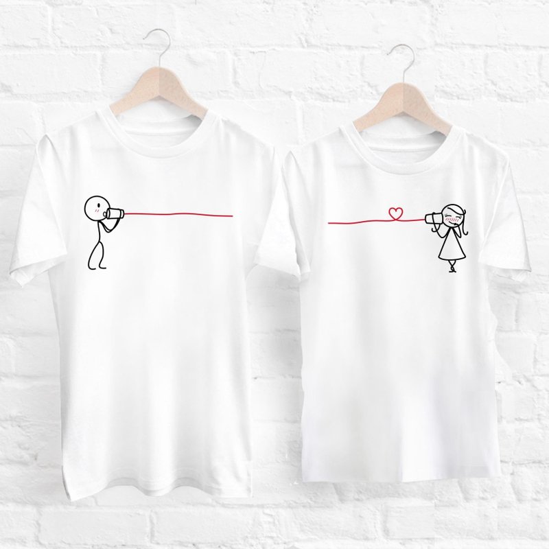 Canphone T-shirt - 帽T/大學T - 棉．麻 