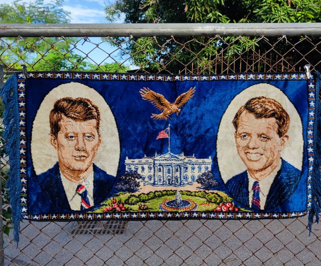 Vintage 60s President John F. Kennedy JFK Bobby Kennedy White