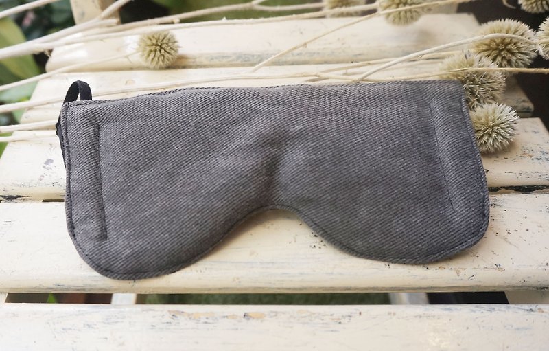 Silk lining sleep mousse eye mask - Bedding - Cotton & Hemp Gray