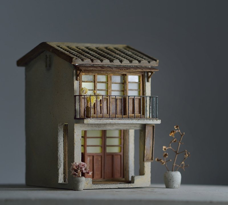 老屋創作--老店鋪(訂製) - 擺飾/家飾品 - 水泥 咖啡色