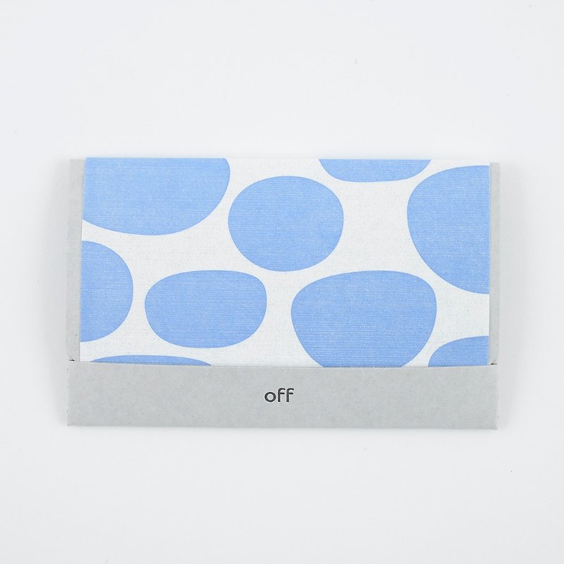 off Washi paper for wiping glasses Lens Dot Blue 4 pieces - Other - Other Materials 