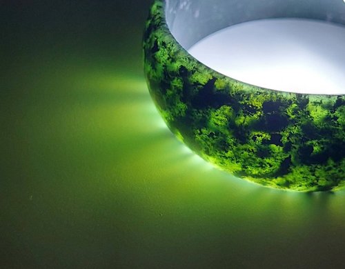 玉識形態 JadeStyle Jewelry 玉識形態【絕對黑魅】臺灣墨玉寬版手鐲