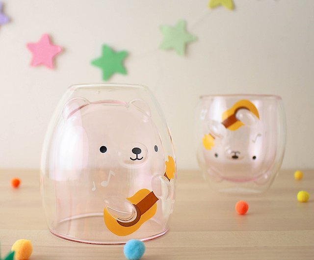bear double layer glass - Shop GOODGLAS Cups - Pinkoi
