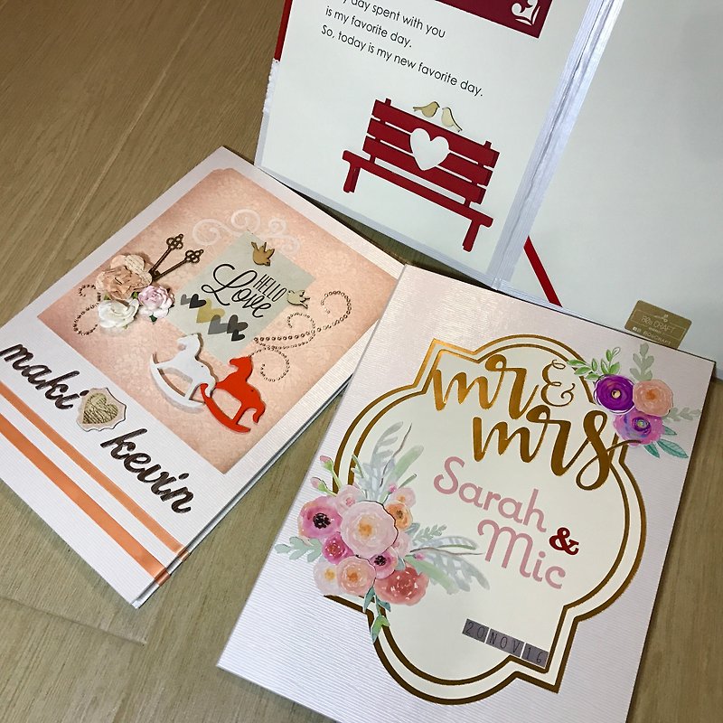 Marriage certificate set - Cards & Postcards - Paper Multicolor