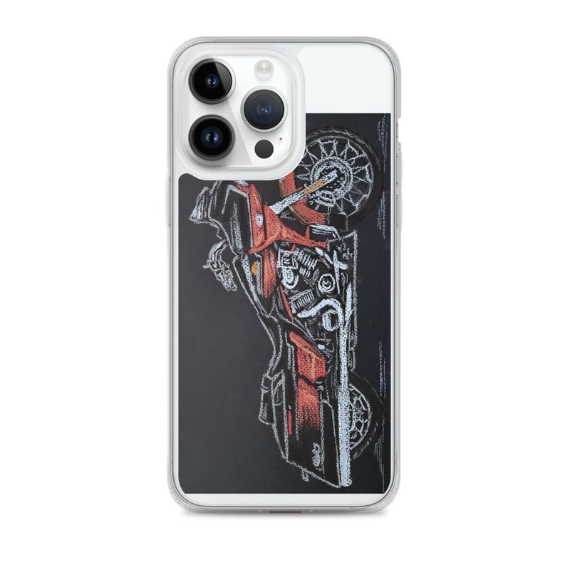 Case iPhone Original Art Clear Tough Protects Scratches Dust Oil Dirt Telephone - เคส/ซองมือถือ - พลาสติก สีดำ