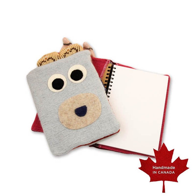 Handmade Journal Book Cover-Little Bear - Notebooks & Journals - Wool 