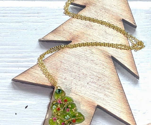 クリスマス限定 | プリザーブドフラワーネックレス クリスマス