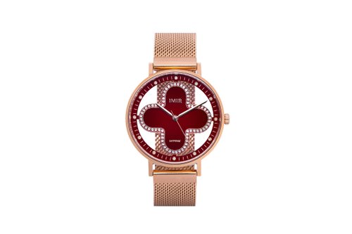 IMIR 艾米爾精品手錶 IMIR 璀璨 | 紅瑪瑙石 玫瑰金殼 (36mm)
