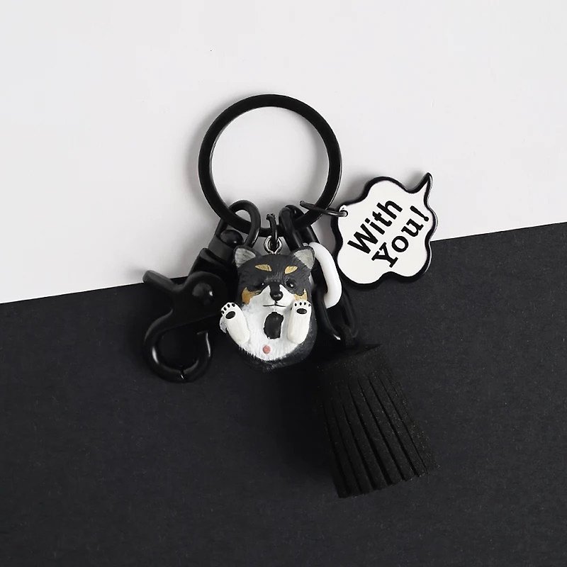 Dog key ring / bag ornaments / car key ring - ที่ห้อยกุญแจ - พลาสติก 