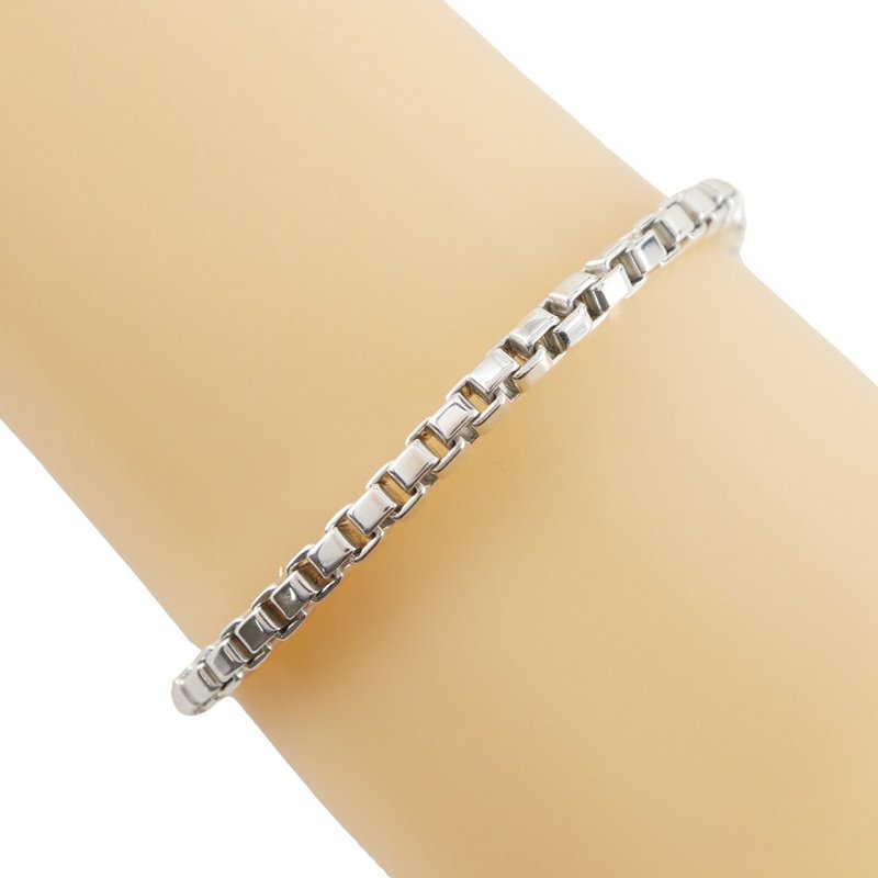 【日本直送】ティファニー TIFFANY&Co. ベネチアン ブレスレット シルバー925 約15.7g ユニセックス【中古】 - 手鍊/手環 - 銀 銀色