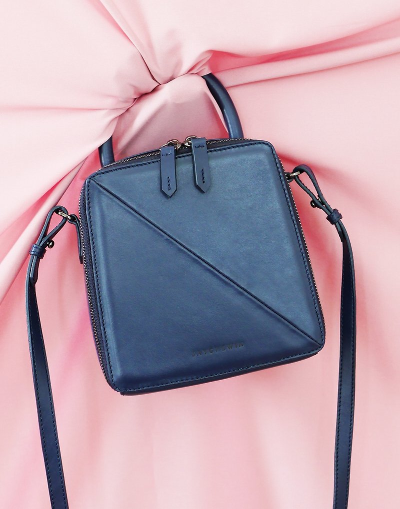 Butter Crossbody Bag in Midnight Blue - Messenger Bags & Sling Bags - Genuine Leather Blue
