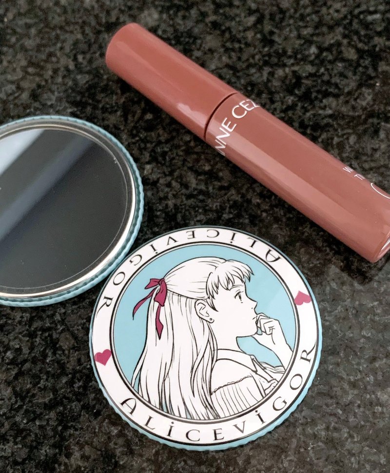 Alice Can Badge Mirror - Makeup Brushes - Other Metals 