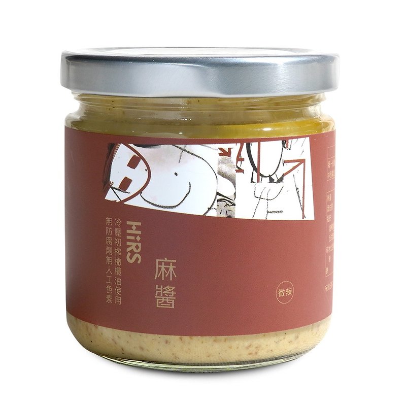 Hirs Sesame Sauce Dipping Sauce Slightly Spicy - Sauces & Condiments - Fresh Ingredients Orange