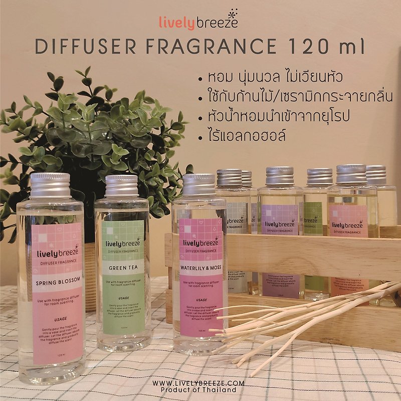 Diffuser Fragrance 120 ml - Fragrances - Plastic Multicolor