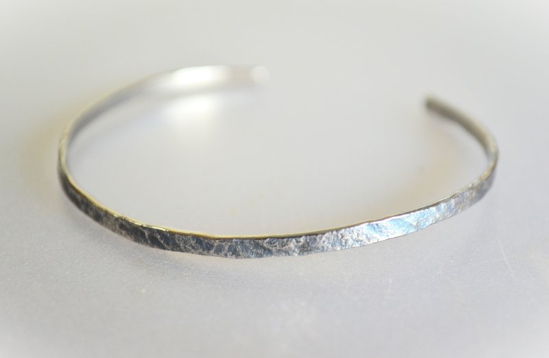 Titanium bangle・チタンバングル・月の川・内径55mm - 手鍊/手環 - 其他金屬 金色