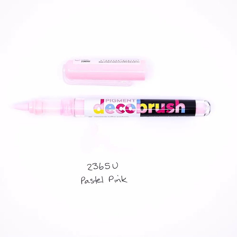 粉淡紅 2365U - 軟頭塑膠彩筆 DecoBrush Pigment - 其他書寫用具 - 塑膠 粉紅色