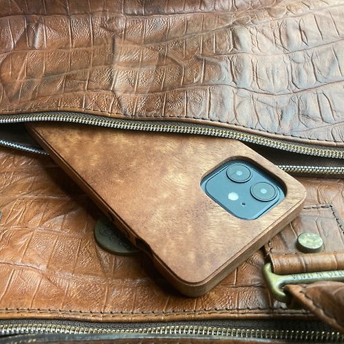Wood & Leather Goods LIFE 【受注生産】実績と安心サポート iPhone 12 / 12pro 専用木製ケース