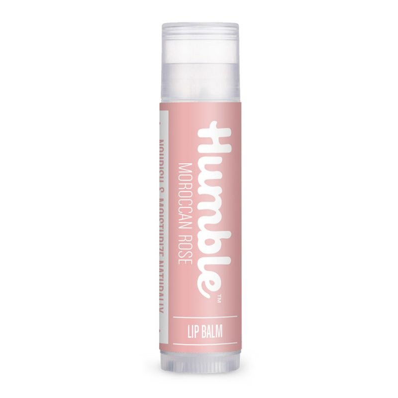 【Humble】Crystal Lip Balm – Moroccan Rose - ลิปกลอส - วัสดุอื่นๆ สึชมพู