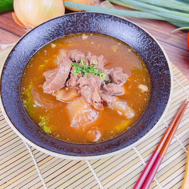 【搭嘴好食】即食紅燒半筋半肉牛肉湯(500g/包) - 料理包/調理包 - 新鮮食材 白色
