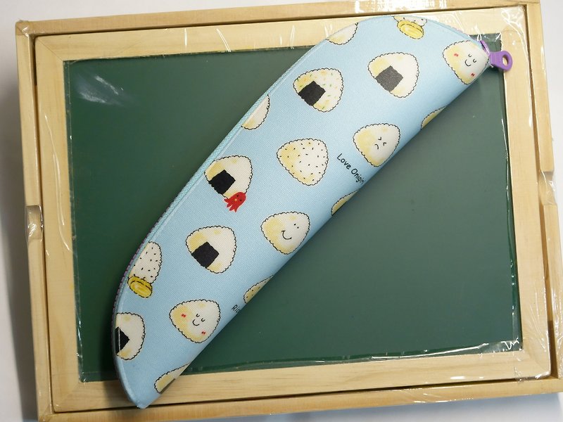Play cloth hand made. Triangular rice balls (blue) carry bags tableware (Extra Edition) - Other - Waterproof Material Blue