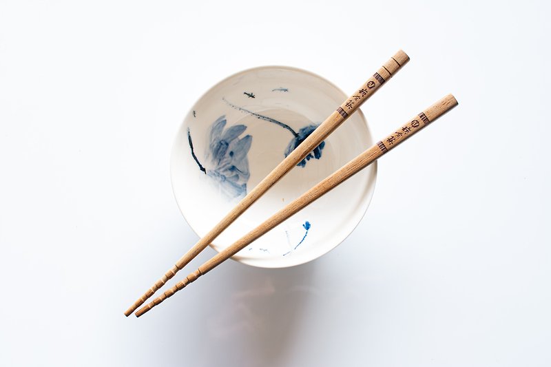 Iron-wood chimeric chopsticks, laser engraving possible, made in Taiwan, natural - Chopsticks - Wood Brown