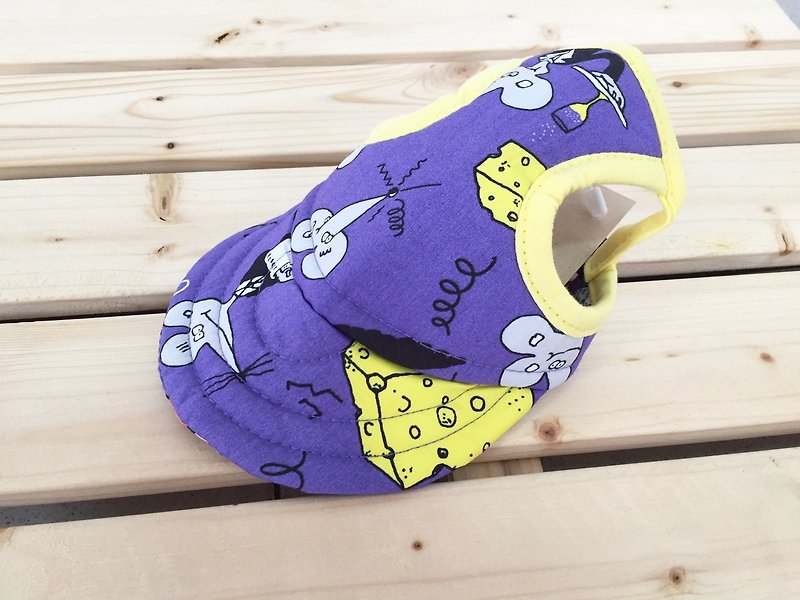 Cheese mouse visor L - Clothing & Accessories - Cotton & Hemp Multicolor