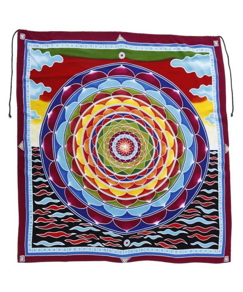 [Hot pre-order] Mandala totem hanging cloth (2 colors) BXXP2804 - Blankets & Throws - Silk Multicolor