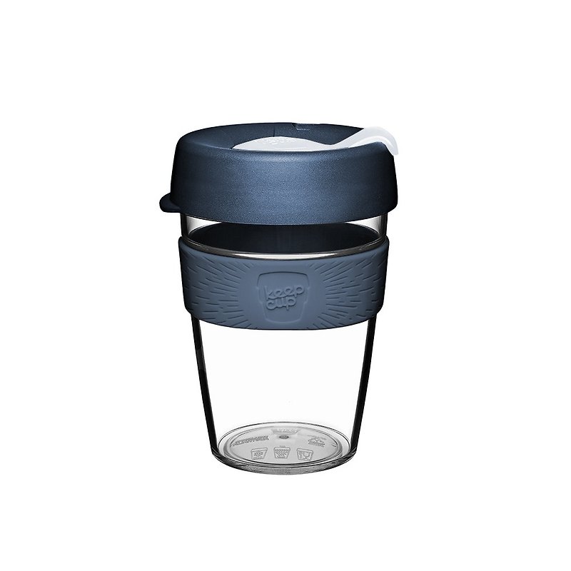 KeepCup Clear M - Blue White - Mugs - Plastic Blue