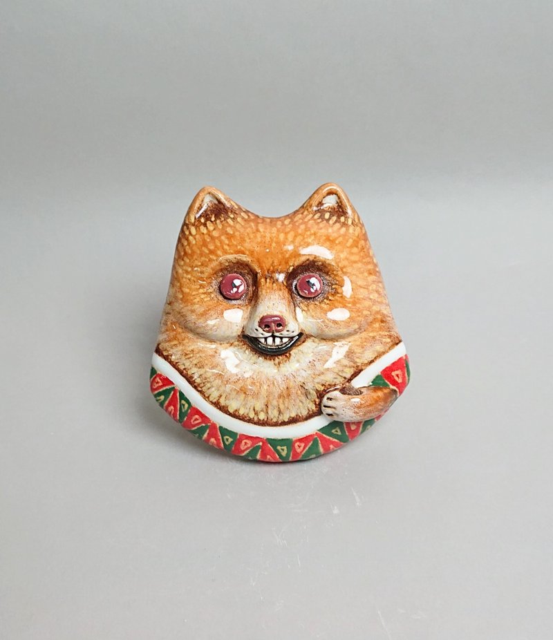 Pomeranian diffuser 01 (handmade ceramic products) - Fragrances - Pottery White