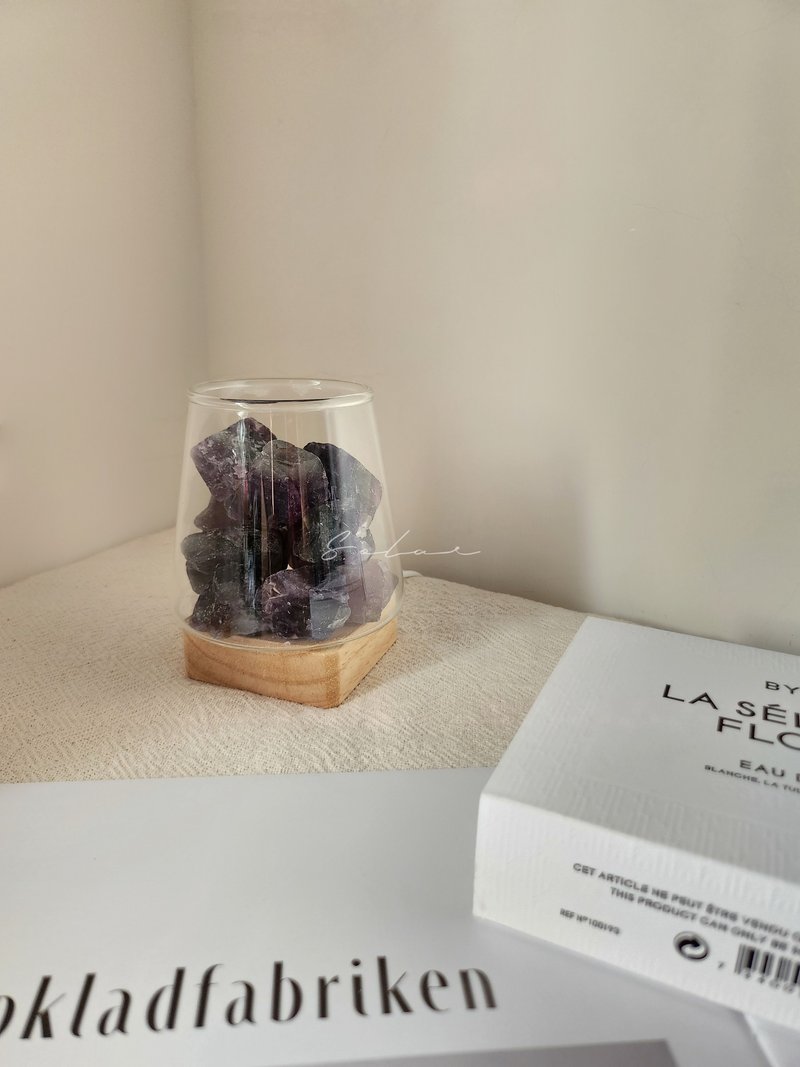 Fluorite ore lamp night light diffuses fragrance and purifies magnetic field in stock I SOLAR - Fragrances - Other Materials 