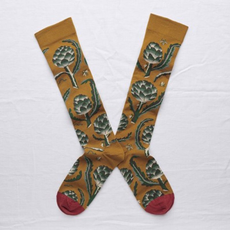 Artichoke Dance - Stockings - Socks - Cotton & Hemp 