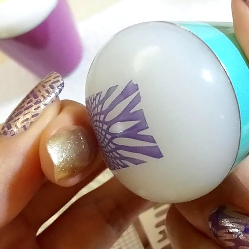 ベネイルネイルアート転写鋼板落書き壁（たっぷりバージョン）BN009ネイルアートDIY印刷版フィンガーカラー - マニキュア・ネイル - ステンレススチール シルバー