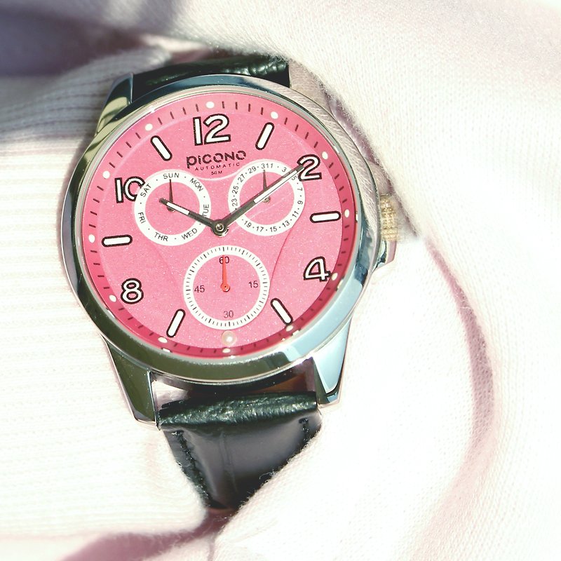 【PICONO】Mr. & Mrs.Pearl watch / MM-4404 - นาฬิกาผู้หญิง - โลหะ สีเงิน