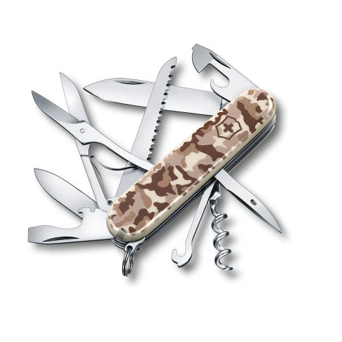 城市視角 VICTORINOX 瑞士維氏 瑞士刀 15用 91mm 咖啡迷彩 1.3713.941