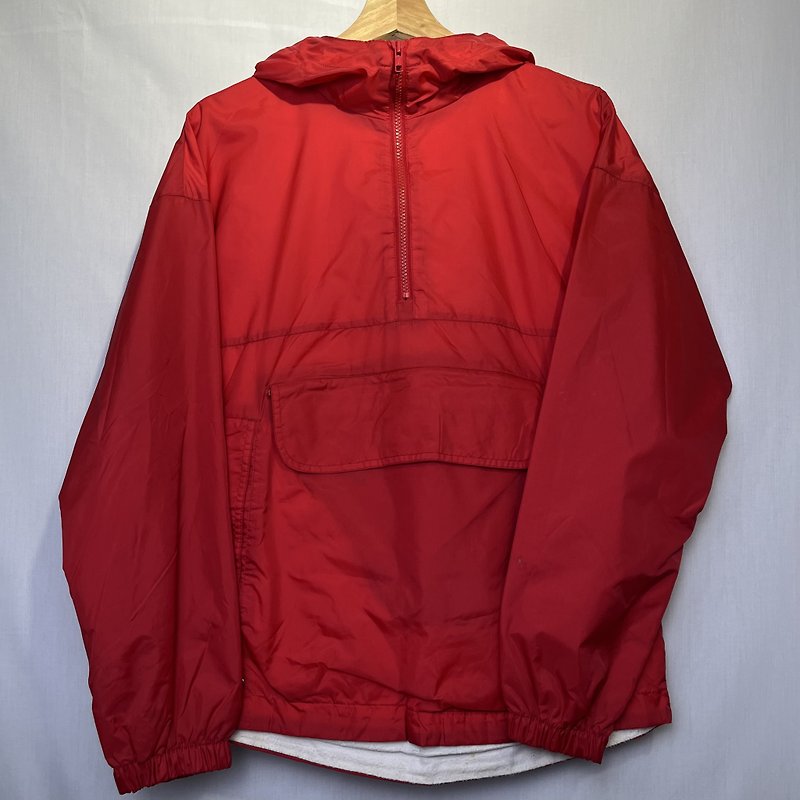 vintage red jacket - Men's Coats & Jackets - Cotton & Hemp Red