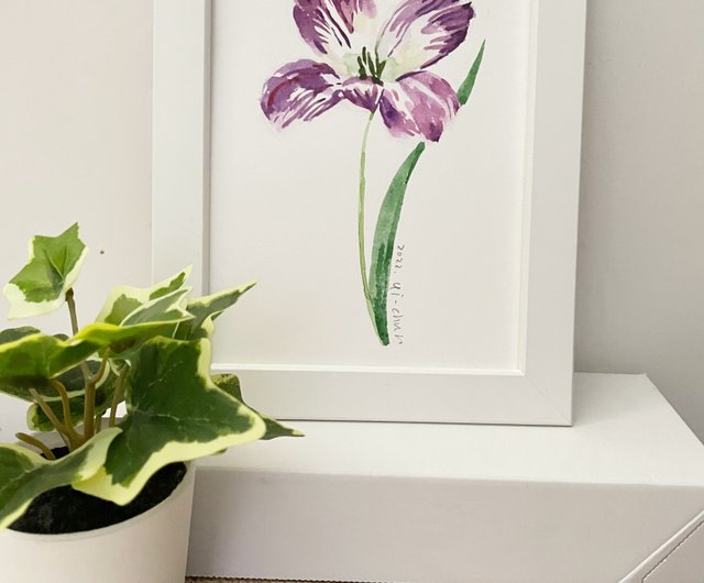 体験】花のテーマライト水彩体験/初心者/夏休み限定 - ショップ usagi