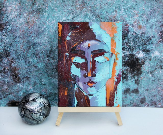 Buddha Painting Meditation Original Art Indian Artwork Spiritual Decor -  Shop ARTbyAnnaSt Posters - Pinkoi