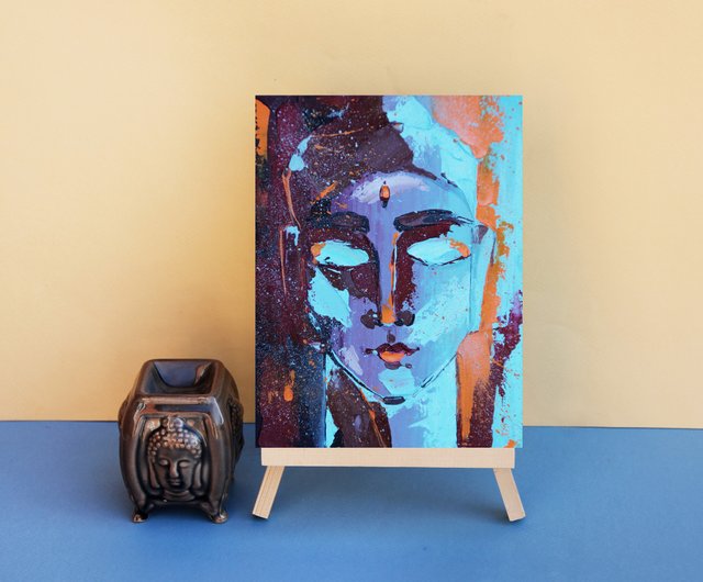 Buddha Painting Meditation Original Art Indian Artwork Spiritual Decor -  Shop ARTbyAnnaSt Posters - Pinkoi