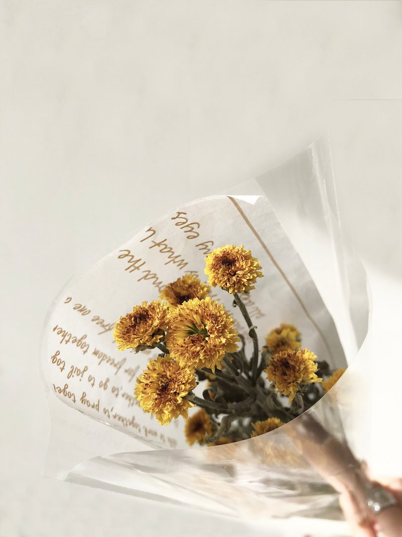 黃色法國雛菊花│自製乾燥花新鮮花材乾燥果實 - 乾燥花/永生花 - 植物．花 黃色