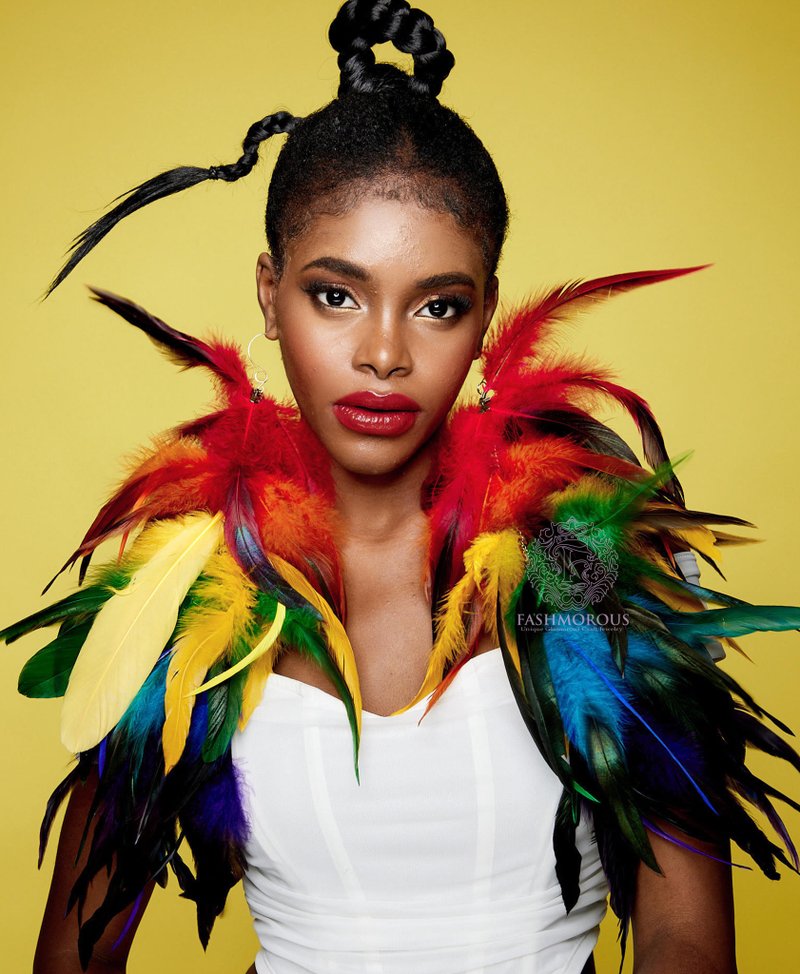 Colorful jewelry Rainbow Pride Earrings Long Dangle Feather Earrings - Earrings & Clip-ons - Down Multicolor