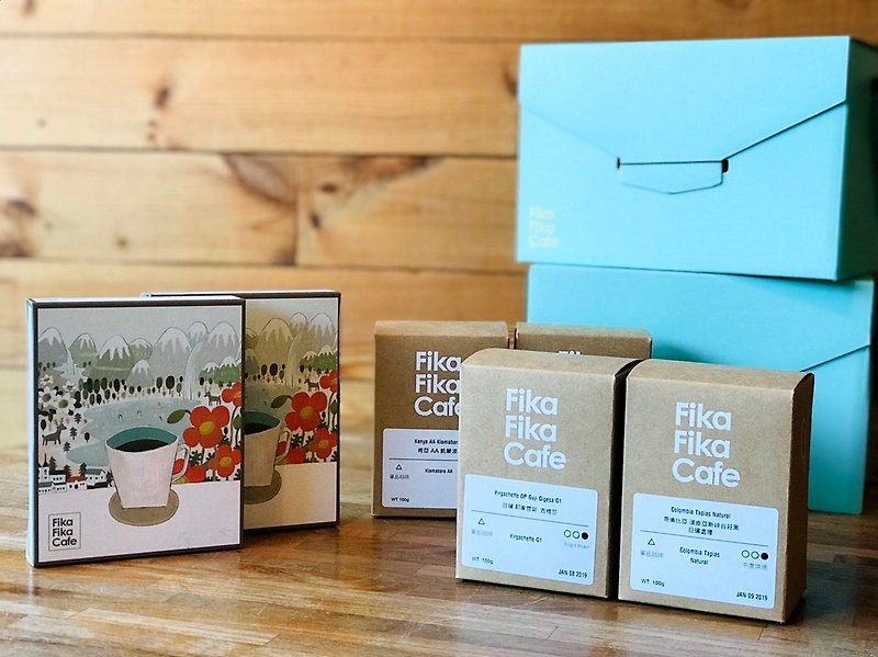 新鮮食材 咖啡/咖啡豆 多色 - Fika Fika 精選禮盒推薦-超值混搭配方豆+單品豆組合