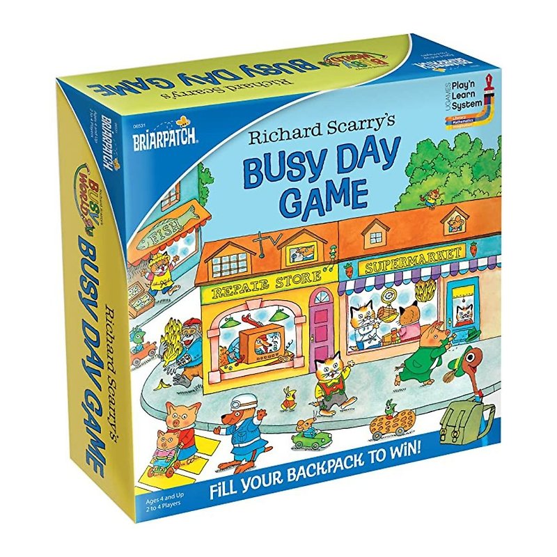 American Briarpatch Richard S. Carey picture book joint puzzle board game | Busy day - ของเล่นเด็ก - พลาสติก หลากหลายสี